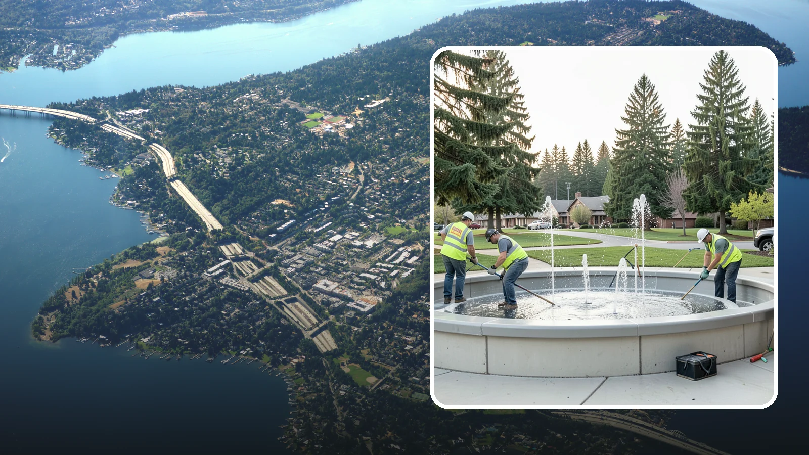 Splash Pad Maintenance in Mercer Island, King County, WA - Seasonal servicing and cleaning that keeps public splash pads sanitary, safe, and fully operational.