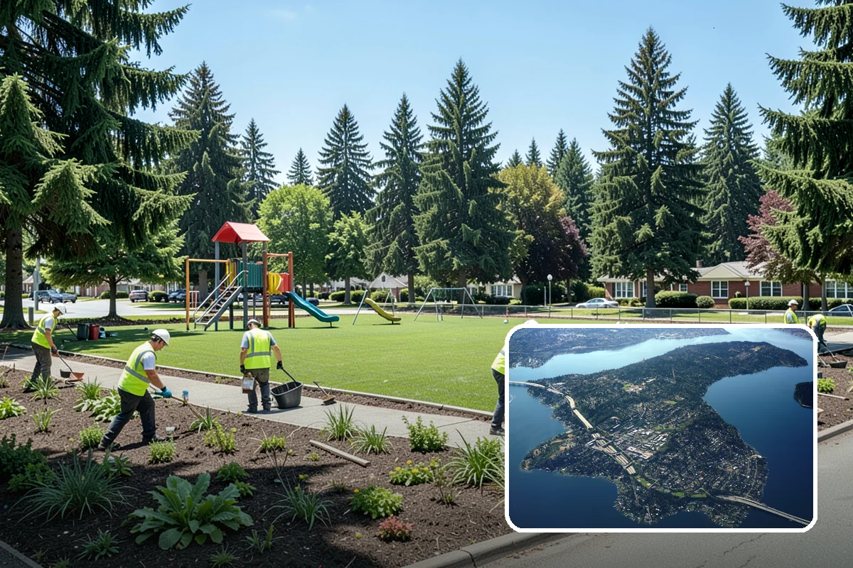 Splash Pad Maintenance in Mercer Island, King County, WA - Maintains slip-resistant, sanitary spray surfaces for public use