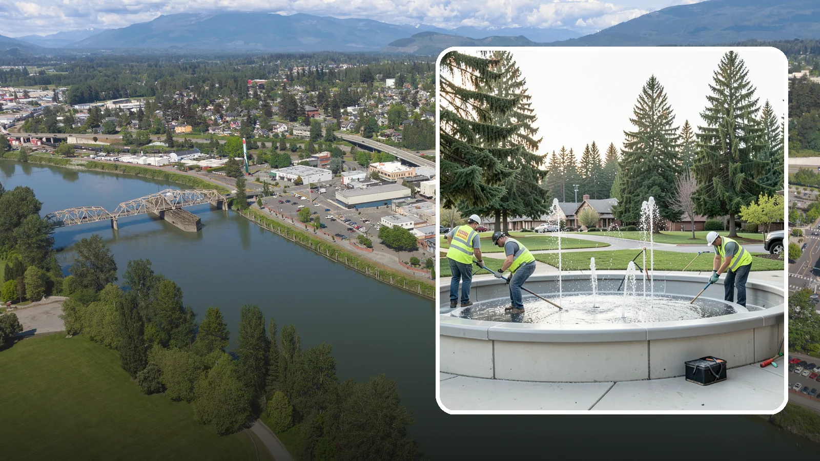 Splash Pad Maintenance in Mount Vernon, Skagit County, WA - Seasonal servicing and cleaning that keeps public splash pads sanitary, safe, and fully operational.