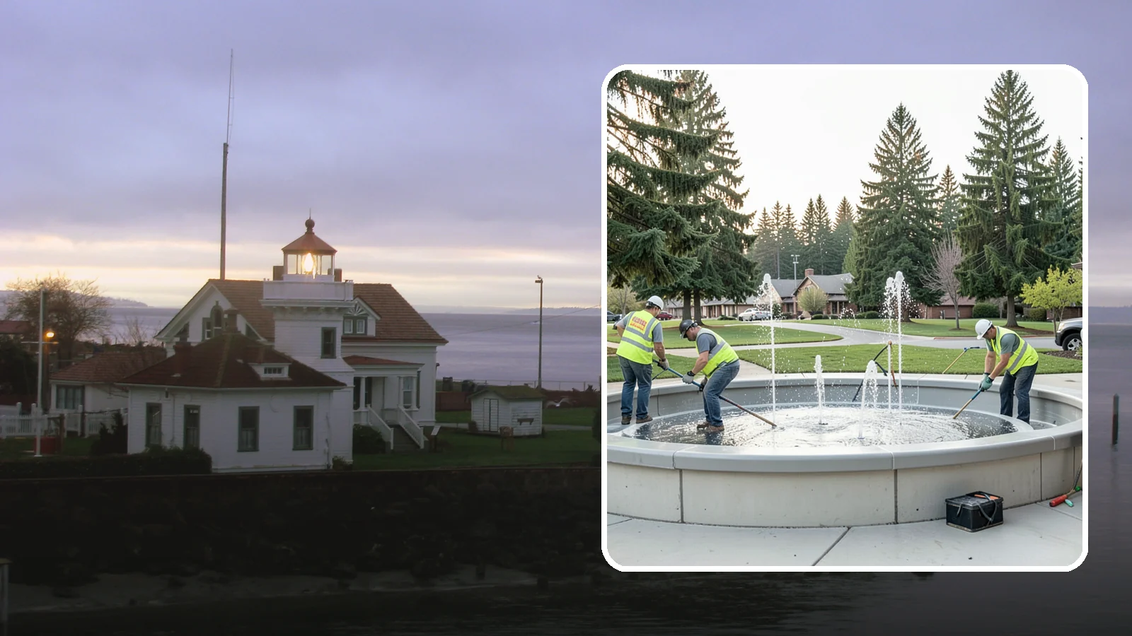 Splash Pad Maintenance in Mukilteo, Snohomish County, WA - Seasonal servicing and cleaning that keeps public splash pads sanitary, safe, and fully operational.