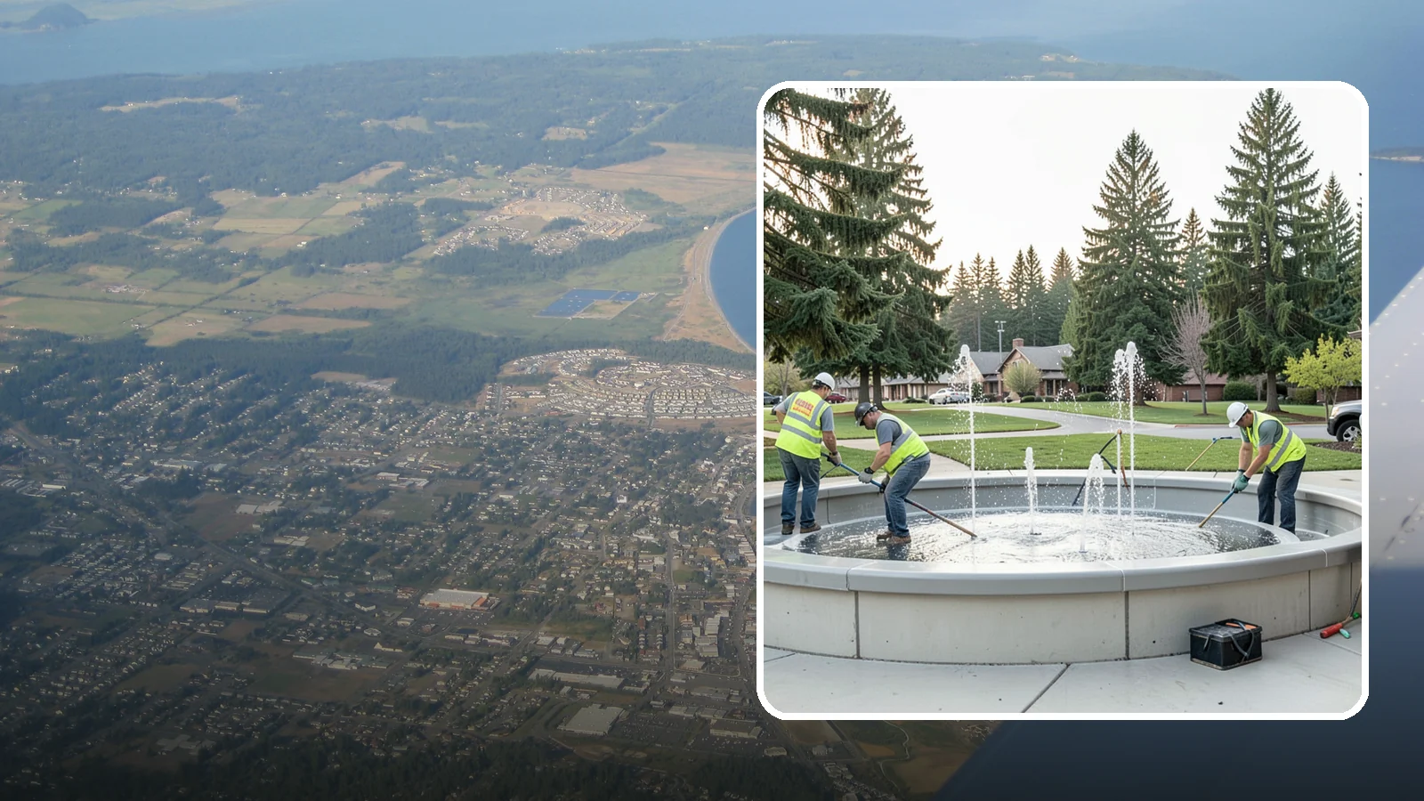 Splash Pad Maintenance in Oak Harbor, Island County, WA - Seasonal servicing and cleaning that keeps public splash pads sanitary, safe, and fully operational.