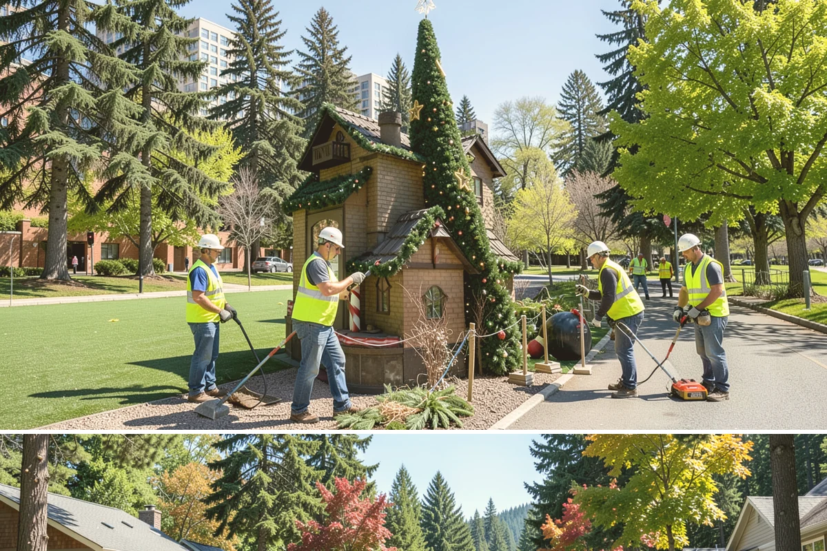 Splash Pad Maintenance in Orting, Pierce County, WA - Startup cleaning occurs in late spring before opening, with recurring service through summer and winterization in fall.