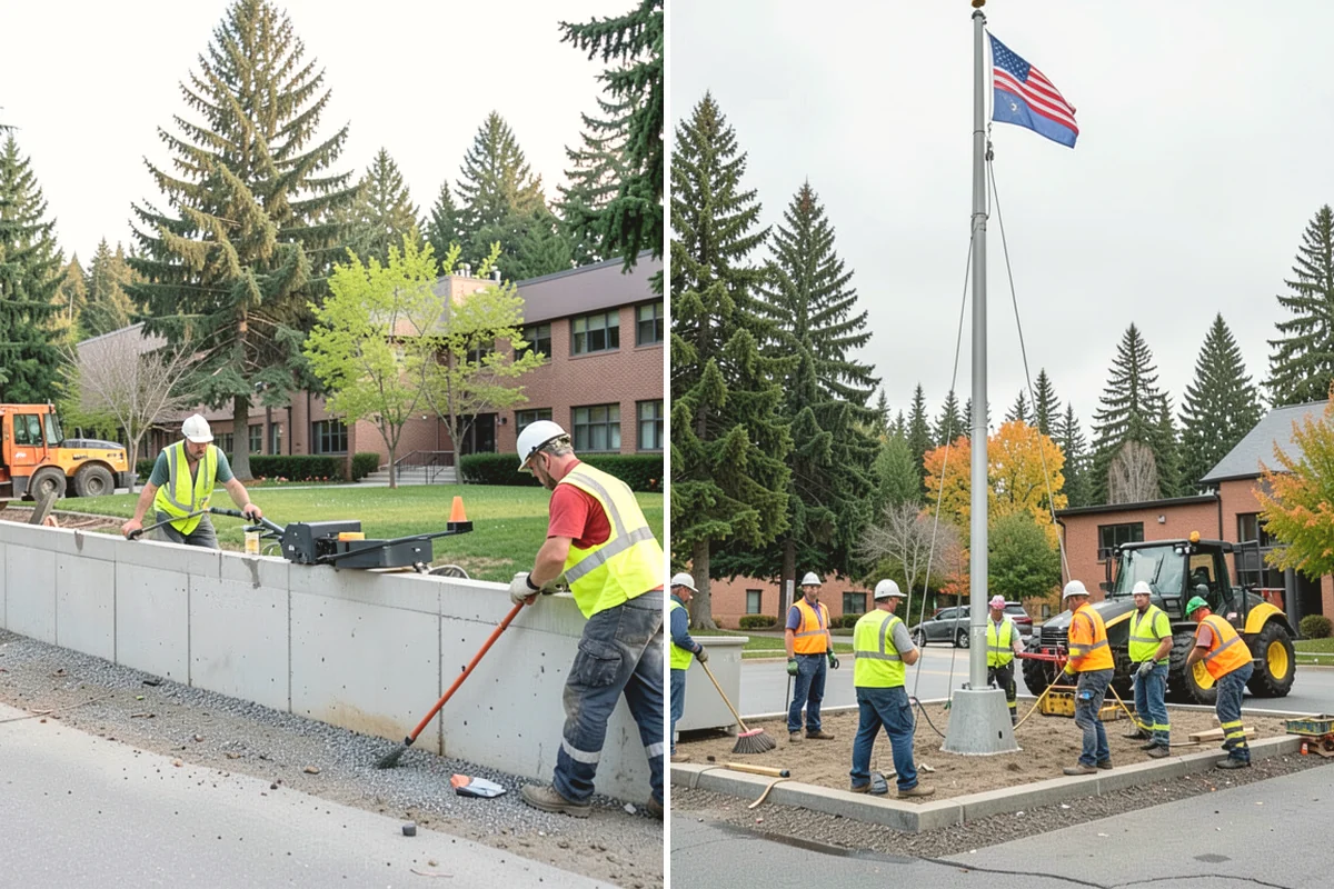Splash Pad Maintenance in Ruston, Pierce County, WA - Inspect deck, nozzles, drains, and slip resistance