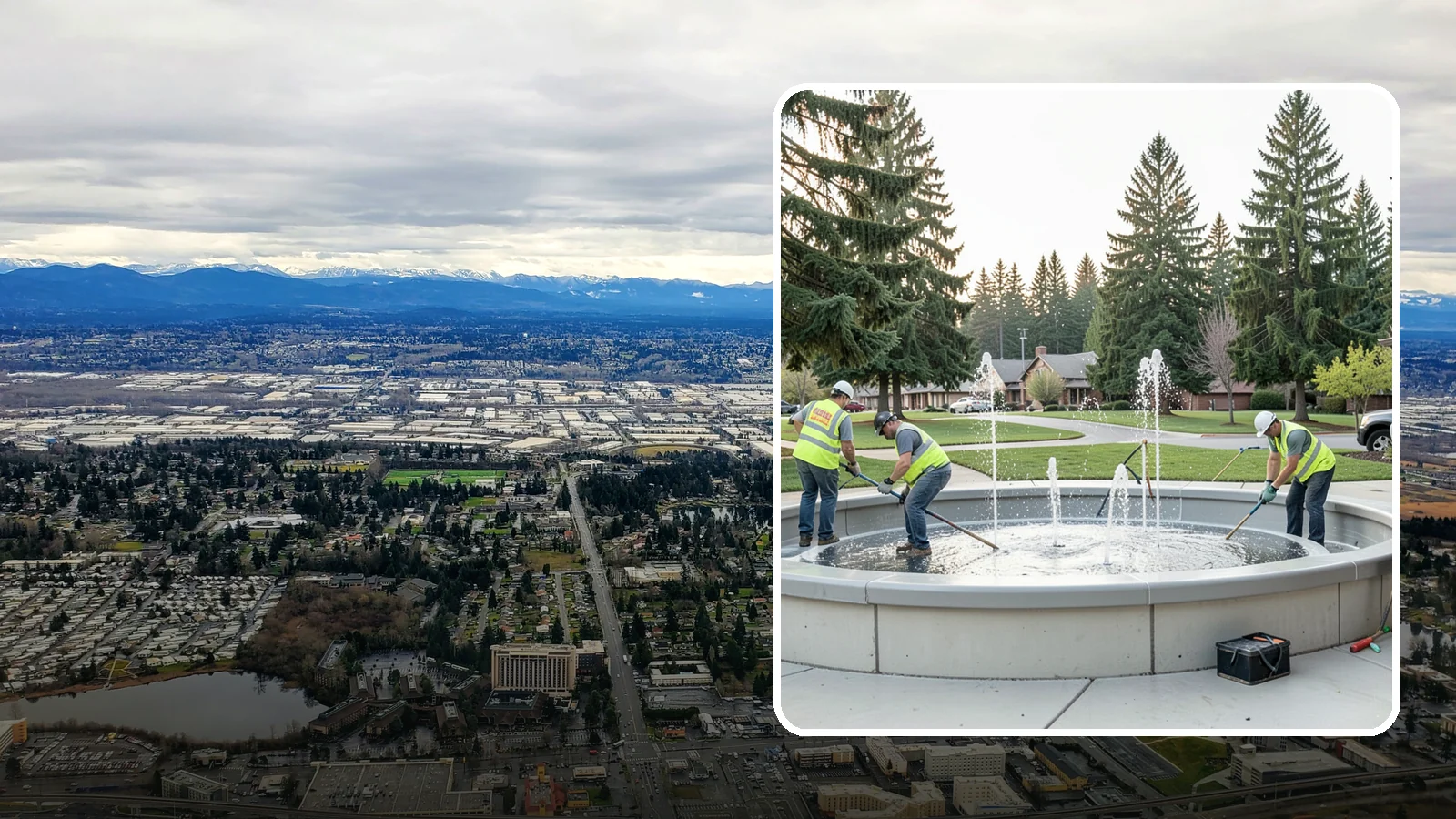 Splash Pad Maintenance in SeaTac, King County, WA - Seasonal servicing and cleaning that keeps public splash pads sanitary, safe, and fully operational.