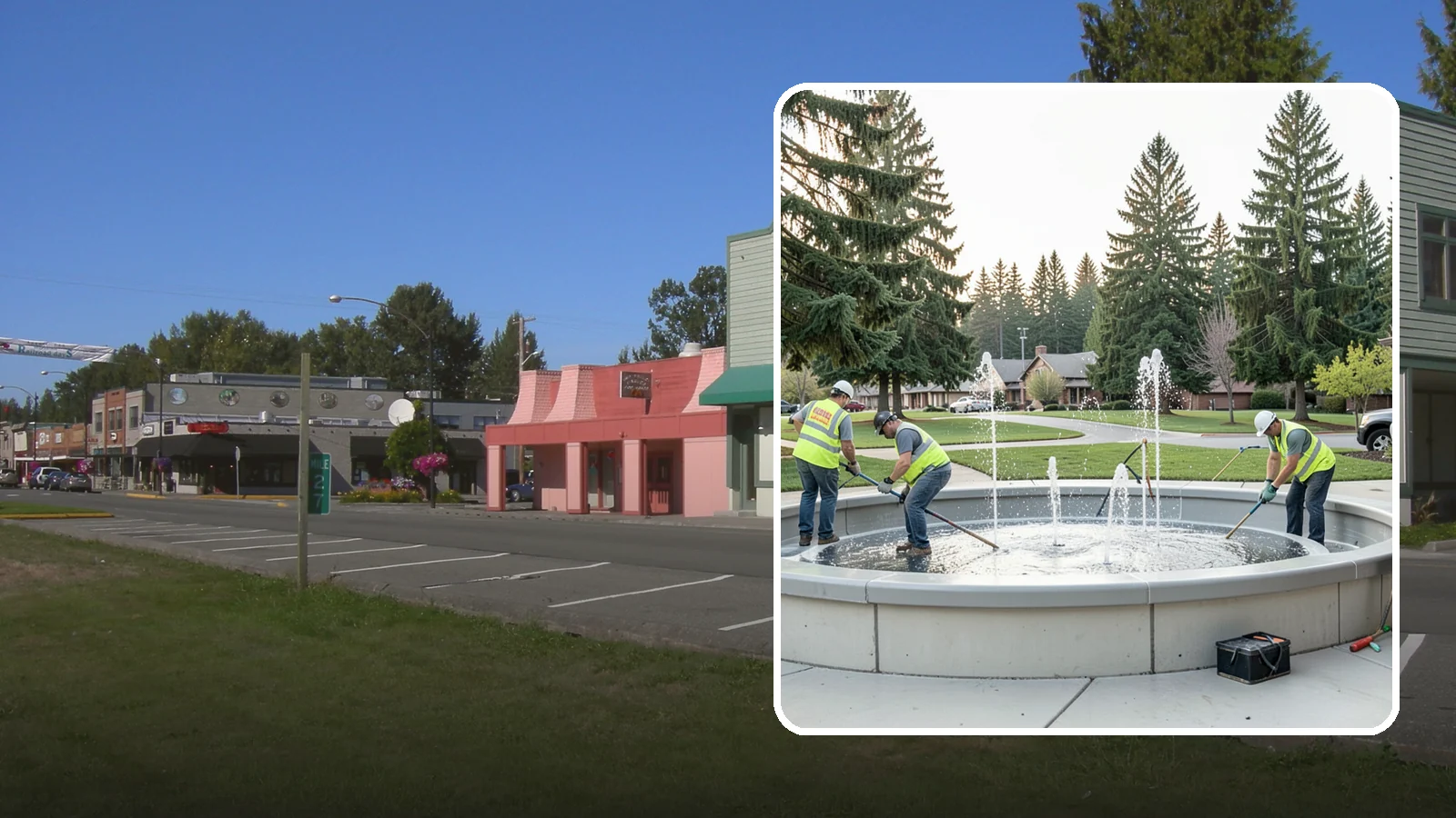 Splash Pad Maintenance in Snoqualmie, King County, WA - Seasonal servicing and cleaning that keeps public splash pads sanitary, safe, and fully operational.