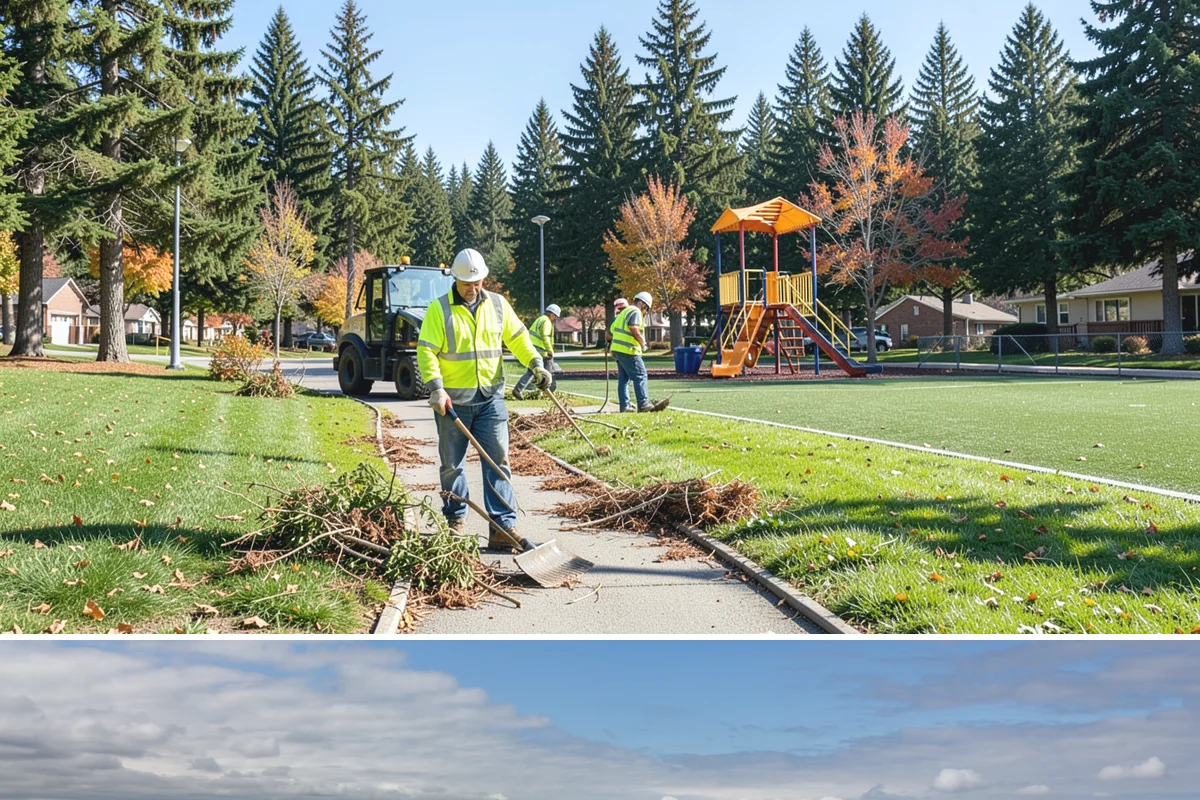 Splash Pad Maintenance in University Place, Pierce County, WA - Startup cleaning occurs in late spring before opening, with recurring service through summer and winterization in fall.