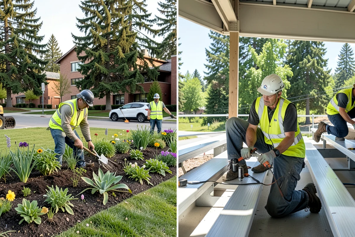 Sports Field Maintenance in Arlington, Snohomish County, WA - Evaluate turf health, drainage, and wear patterns on each field
