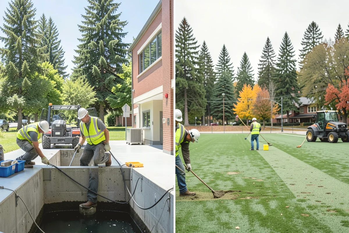 Sports Field Maintenance in Duvall, King County, WA - Evaluate turf health, drainage, and wear patterns on each field