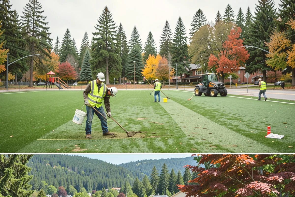 Sports Field Maintenance in Index, Snohomish County, WA - Core growing and recovery work spans spring through fall, with overseeding and renovation timed to field-use lulls.
