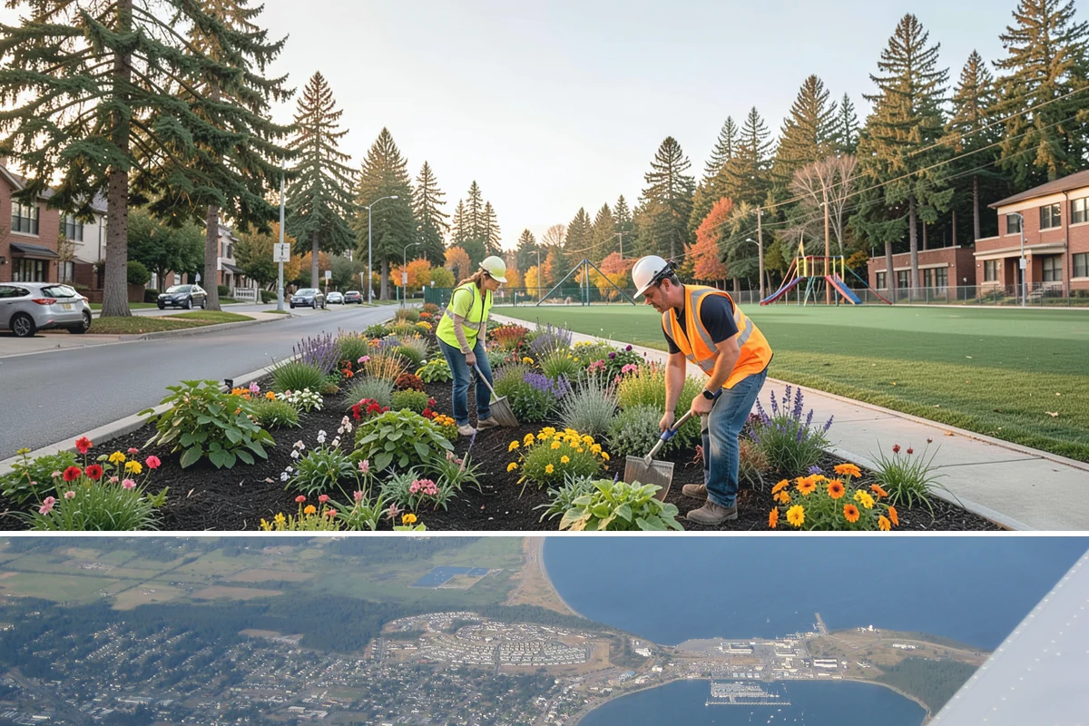 Sports Field Maintenance in Oak Harbor, Island County, WA - Core growing and recovery work spans spring through fall, with overseeding and renovation timed to field-use lulls.
