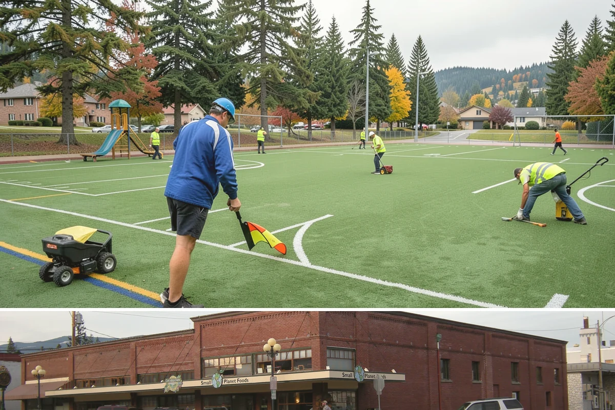 Sports Field Maintenance in Sedro-Woolley, Skagit County, WA - Core growing and recovery work spans spring through fall, with overseeding and renovation timed to field-use lulls.