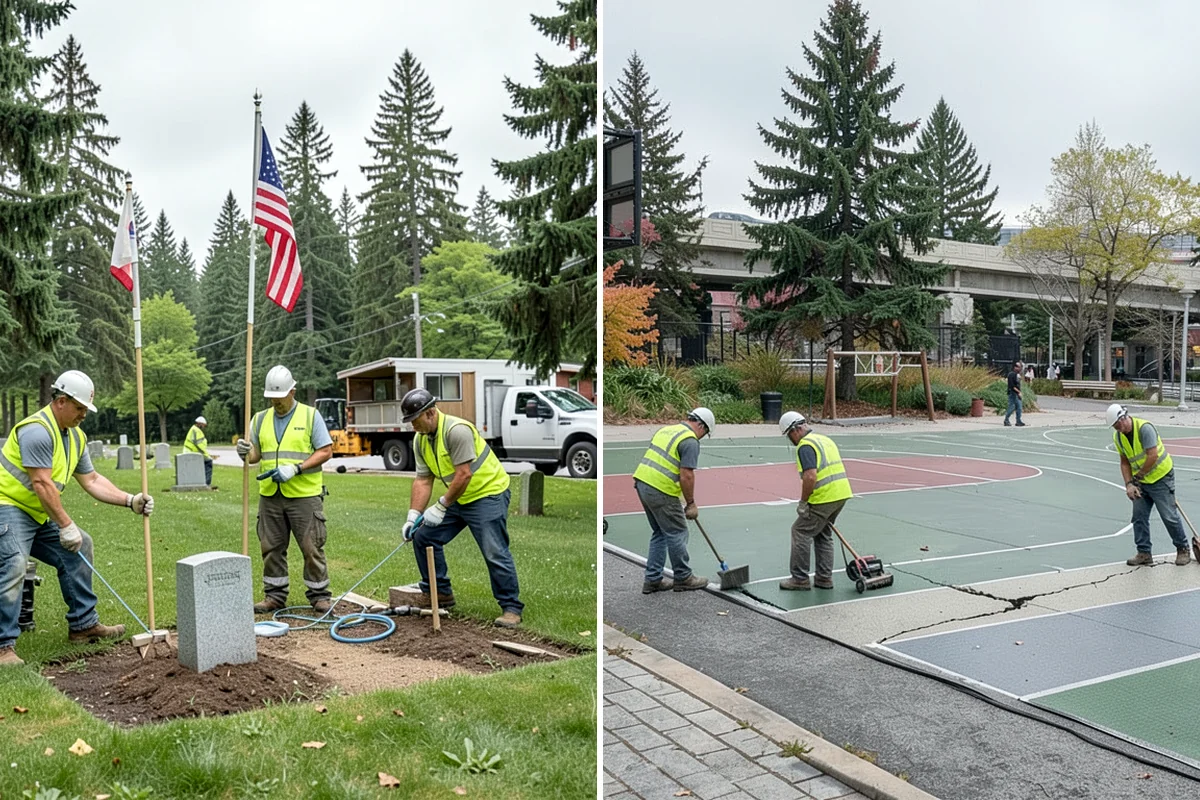 Sports Field Maintenance in Shoreline, King County, WA - Evaluate turf health, drainage, and wear patterns on each field