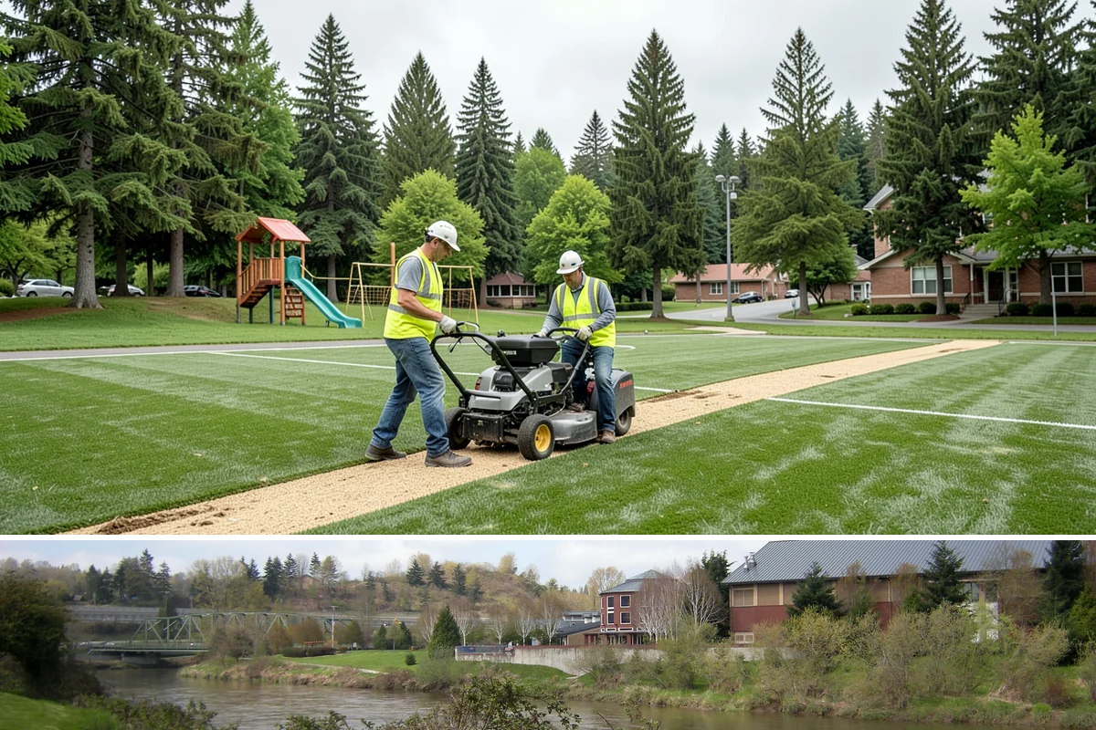 Sports Field Maintenance in Tukwila, King County, WA - Core growing and recovery work spans spring through fall, with overseeding and renovation timed to field-use lulls.