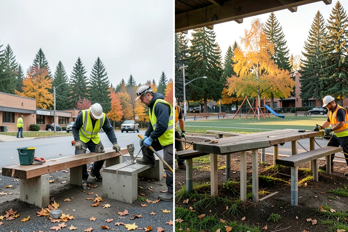 Sports Field Renovation in Arlington, Snohomish County, WA - Assess turf density, grade, and soil compaction with the parks department