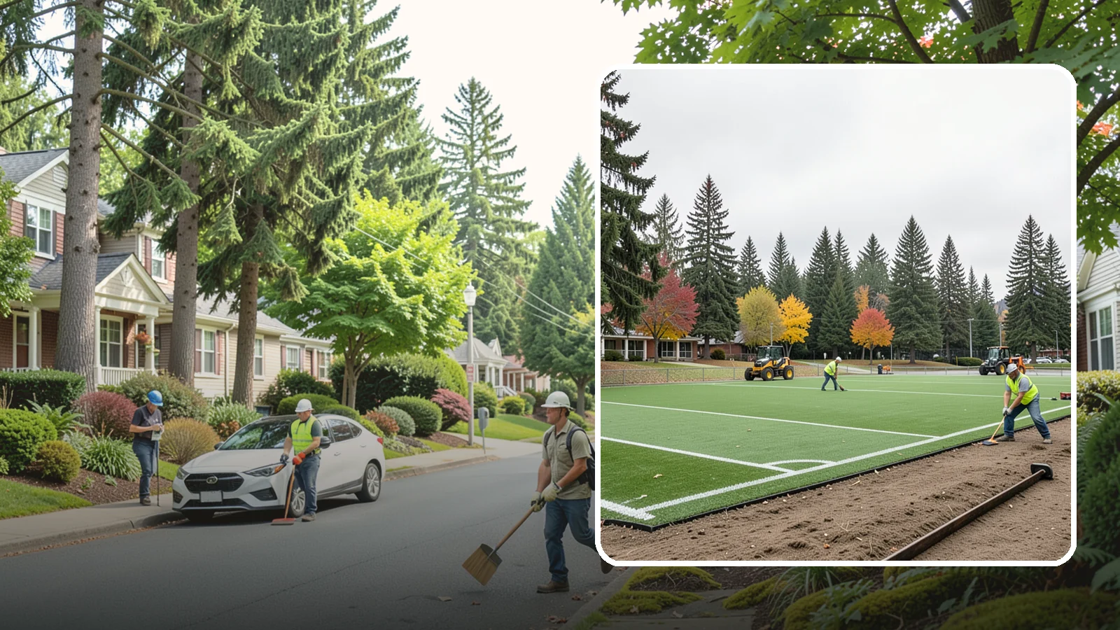 Sports Field Renovation in Beaux Arts Village, King County, WA - Full-scope renovation that restores worn municipal ballfields and multi-sport turf to safe, playable condition.