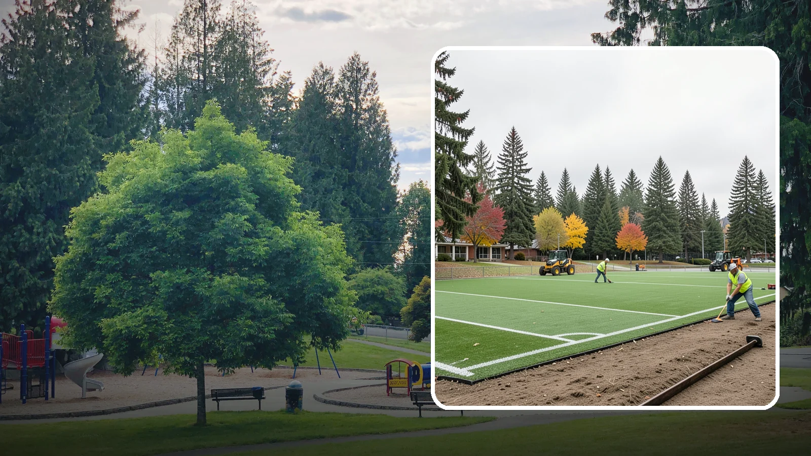 Sports Field Renovation in Bonney Lake, Pierce County, WA - Full-scope renovation that restores worn municipal ballfields and multi-sport turf to safe, playable condition.