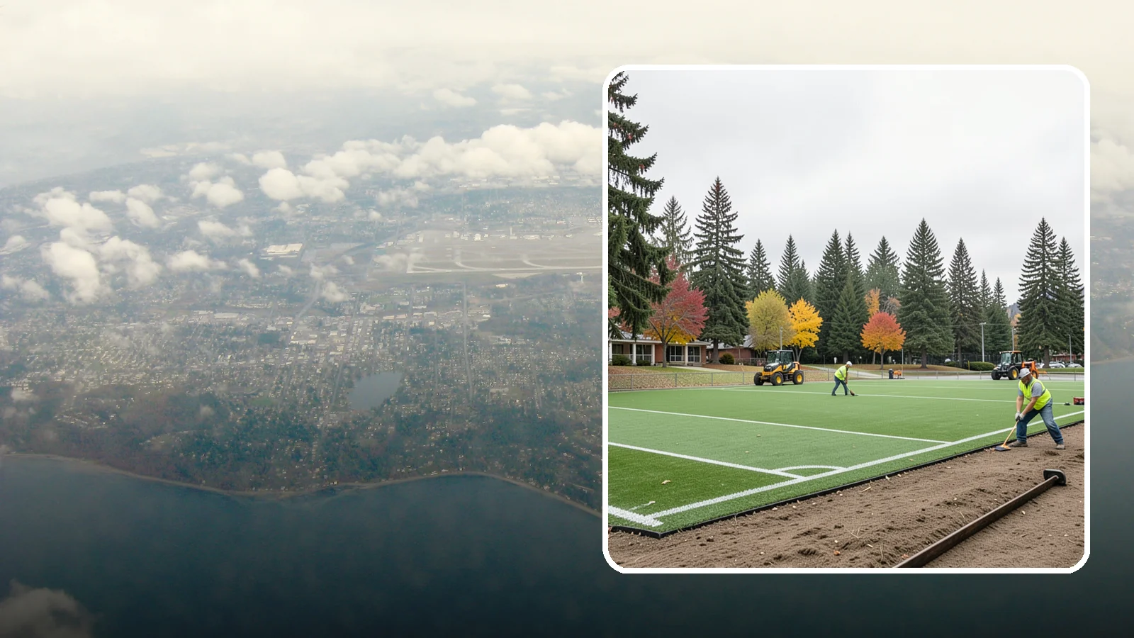 Sports Field Renovation in Burien, King County, WA - Full-scope renovation that restores worn municipal ballfields and multi-sport turf to safe, playable condition.