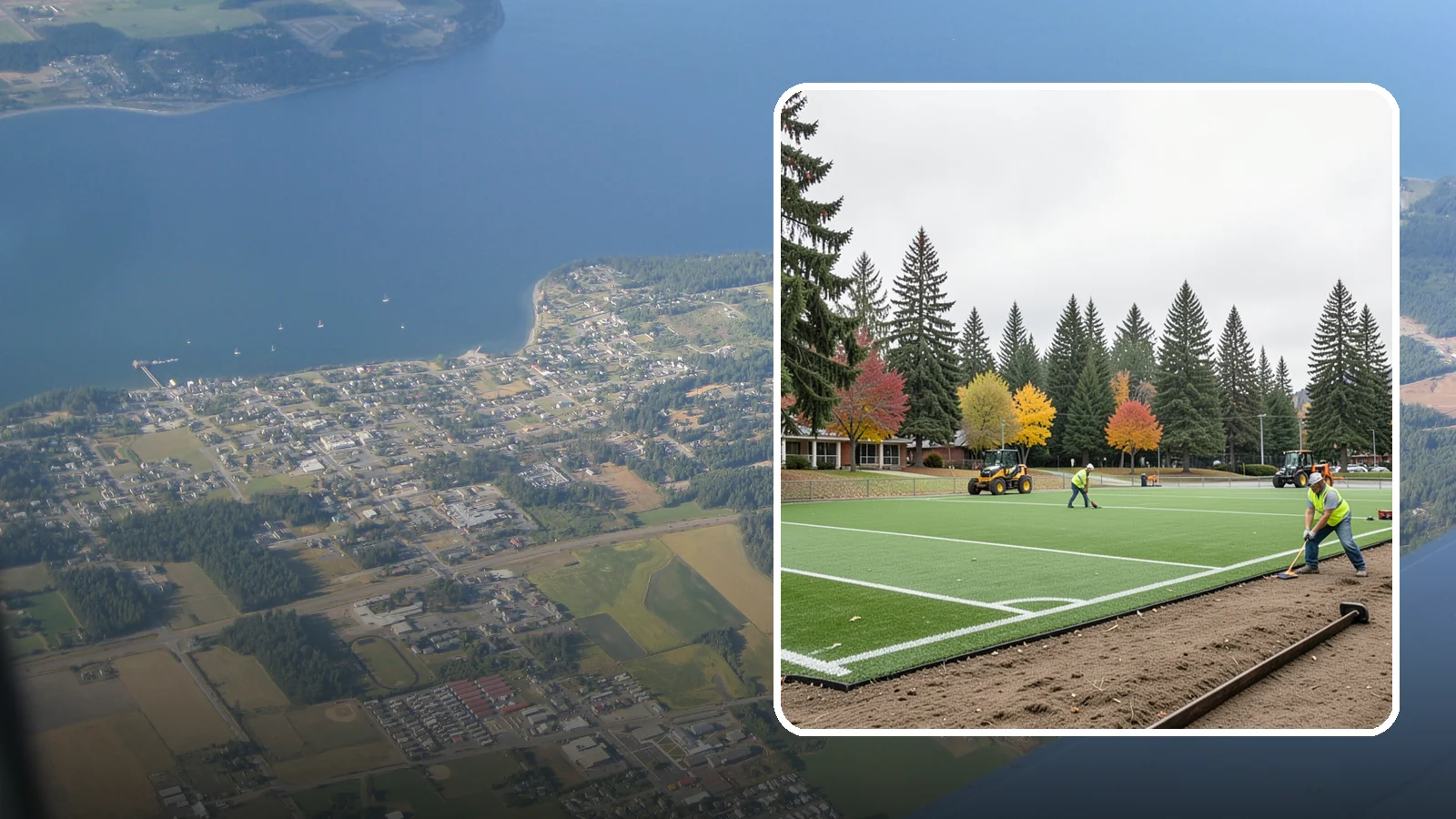 Sports Field Renovation in Coupeville, Island County, WA - Full-scope renovation that restores worn municipal ballfields and multi-sport turf to safe, playable condition.