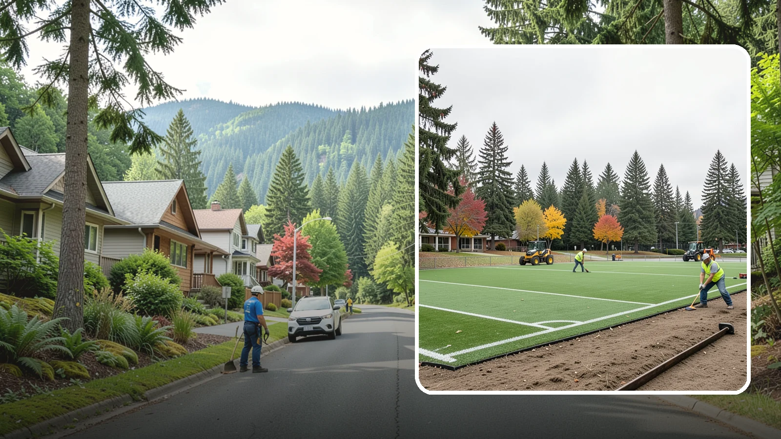 Sports Field Renovation in Darrington, Snohomish County, WA - Full-scope renovation that restores worn municipal ballfields and multi-sport turf to safe, playable condition.