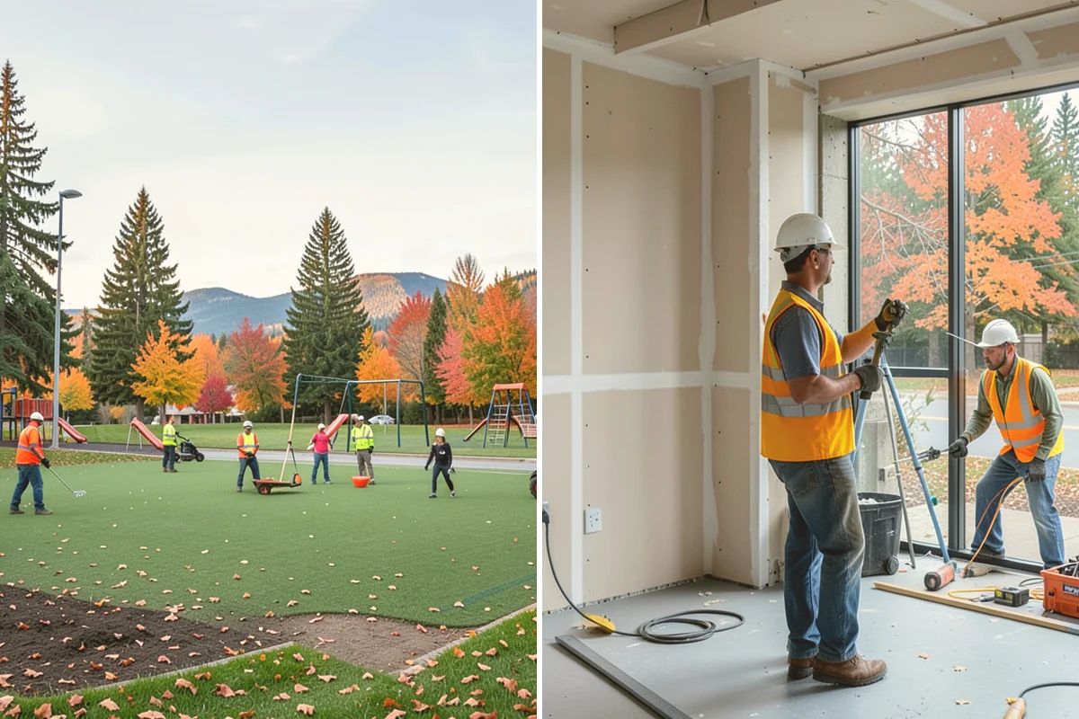 Sports Field Renovation in Eatonville, Pierce County, WA - Assess turf density, grade, and soil compaction with the parks department