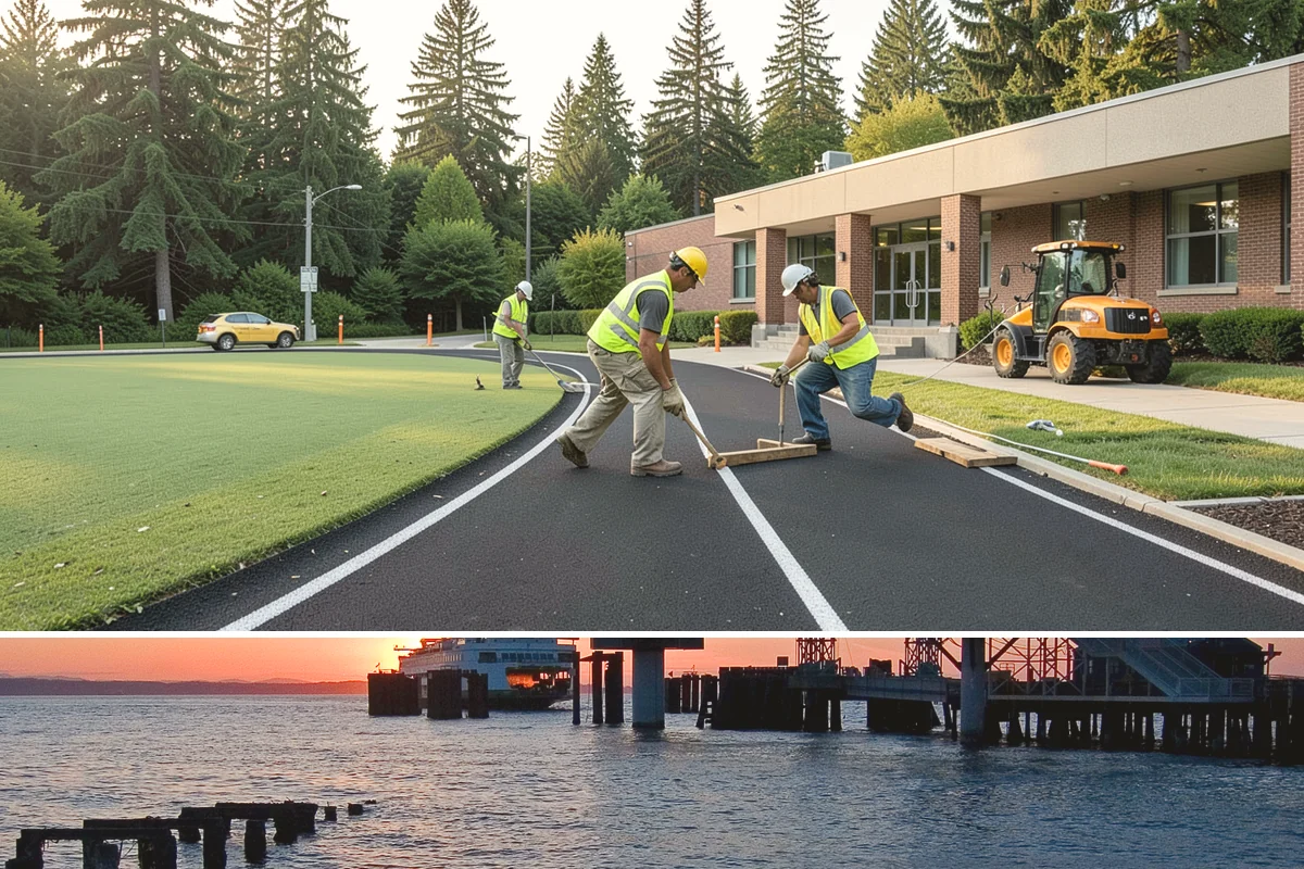 Sports Field Renovation in Edmonds, Snohomish County, WA - Renovation is best scheduled in late summer or early fall so cool-season turf establishes before Western Washington's wet winter.