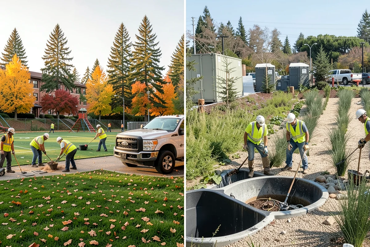 Sports Field Renovation in Enumclaw, King County, WA - Assess turf density, grade, and soil compaction with the parks department