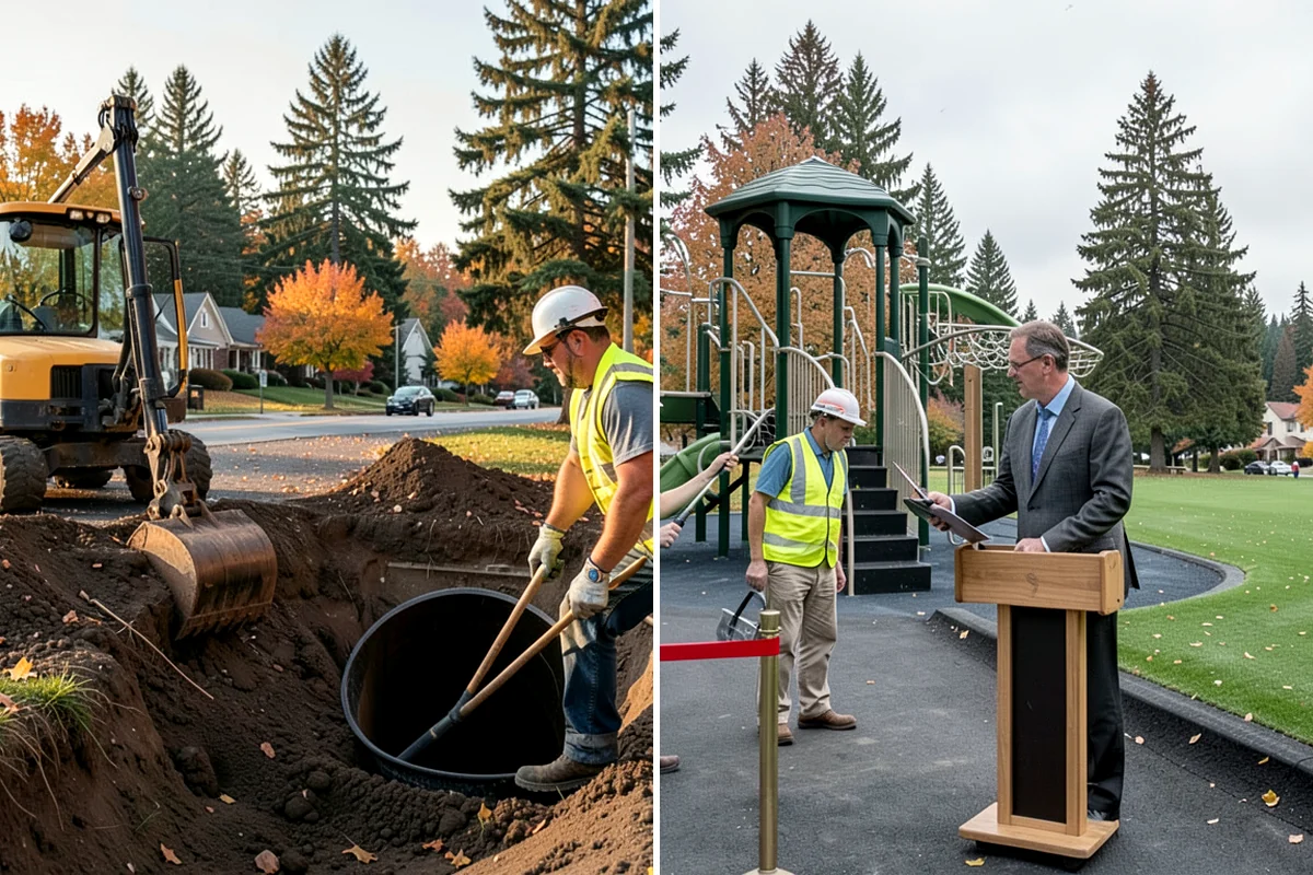 Sports Field Renovation in Federal Way, King County, WA - Assess turf density, grade, and soil compaction with the parks department