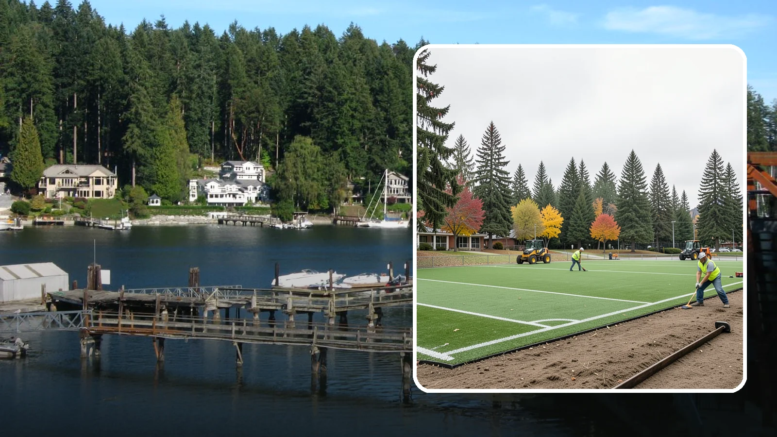 Sports Field Renovation in Gig Harbor, Pierce County, WA - Full-scope renovation that restores worn municipal ballfields and multi-sport turf to safe, playable condition.