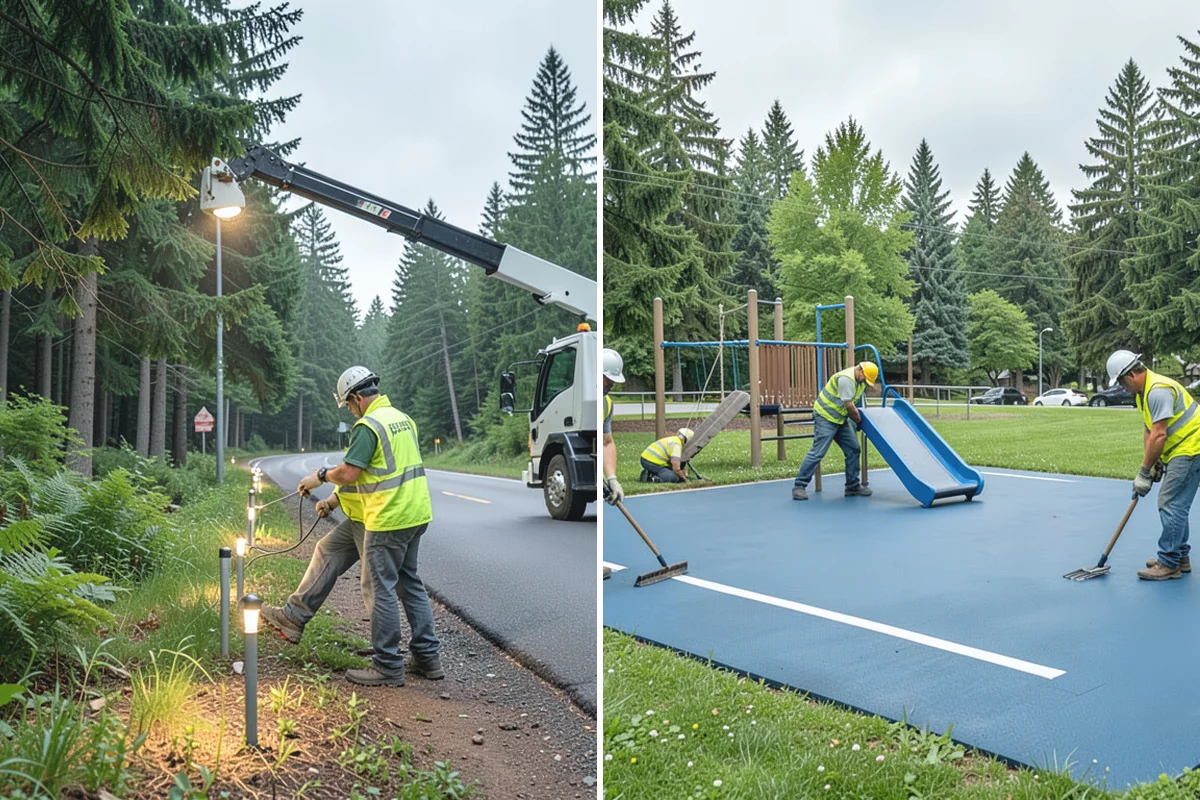 Sports Field Renovation in Hamilton, Skagit County, WA - Assess turf density, grade, and soil compaction with the parks department
