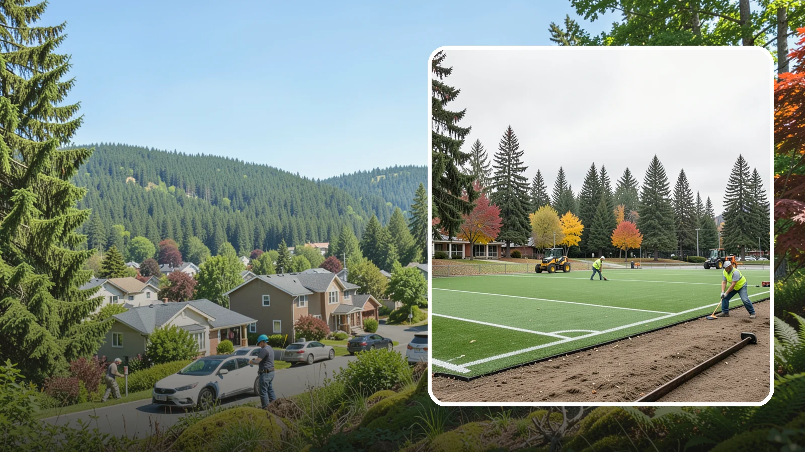Sports Field Renovation in Index, Snohomish County, WA - Full-scope renovation that restores worn municipal ballfields and multi-sport turf to safe, playable condition.