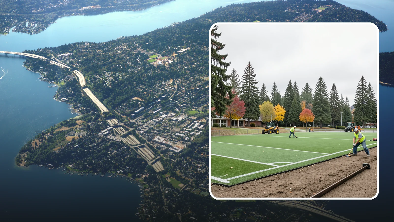 Sports Field Renovation in Mercer Island, King County, WA - Full-scope renovation that restores worn municipal ballfields and multi-sport turf to safe, playable condition.