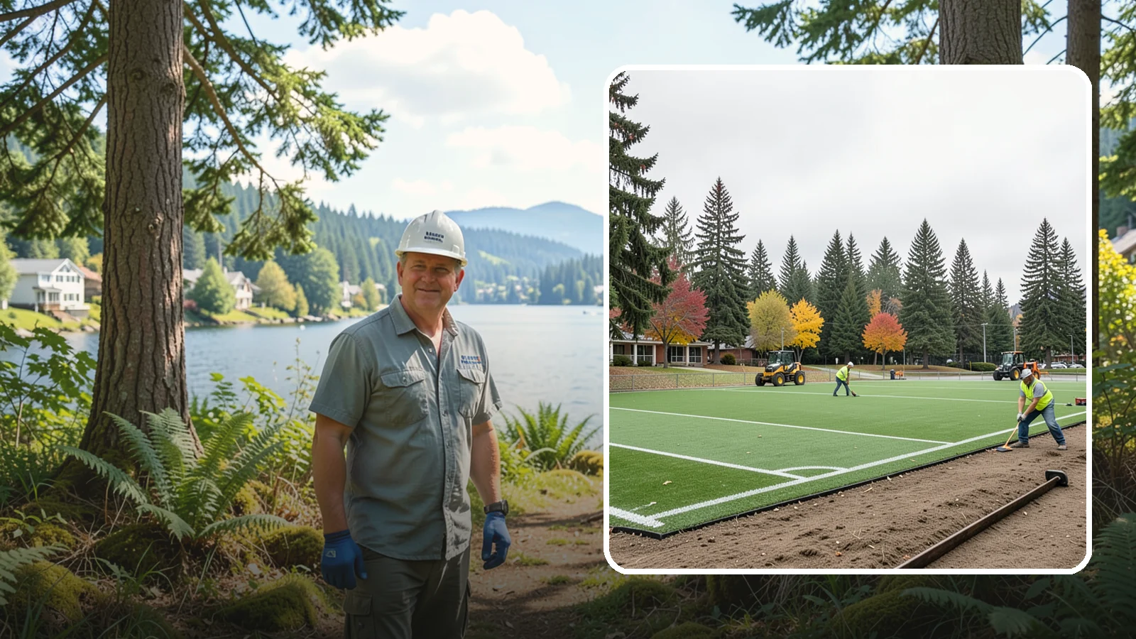 Sports Field Renovation in Milton, King County, WA - Full-scope renovation that restores worn municipal ballfields and multi-sport turf to safe, playable condition.