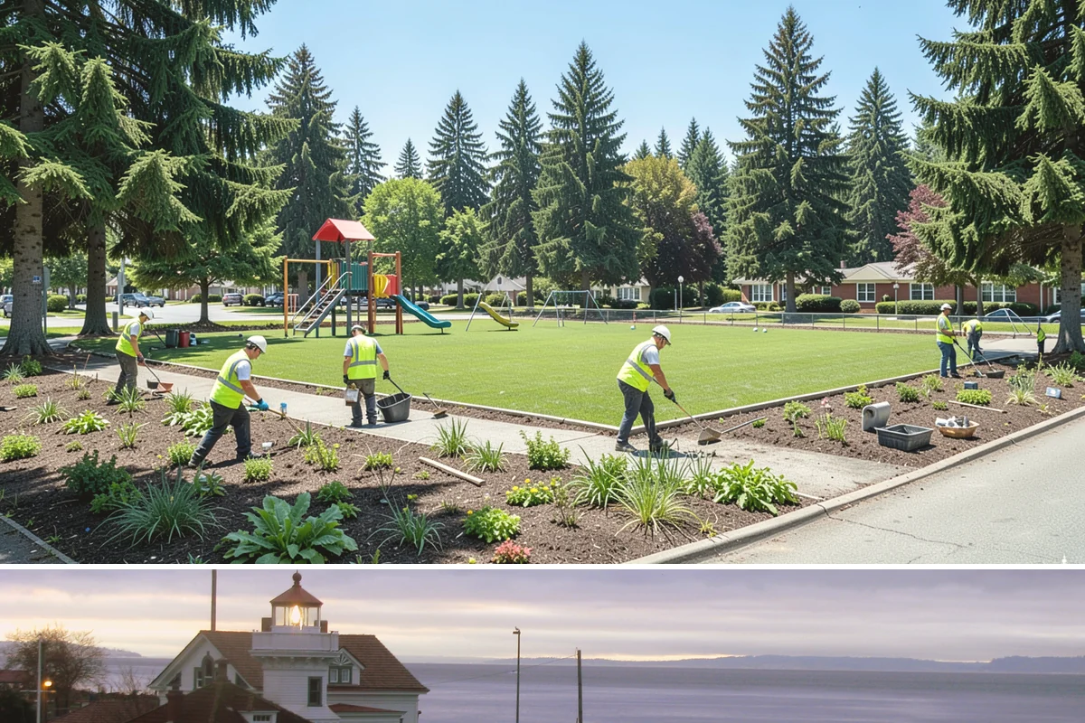 Sports Field Renovation in Mukilteo, Snohomish County, WA - Renovation is best scheduled in late summer or early fall so cool-season turf establishes before Western Washington's wet winter.