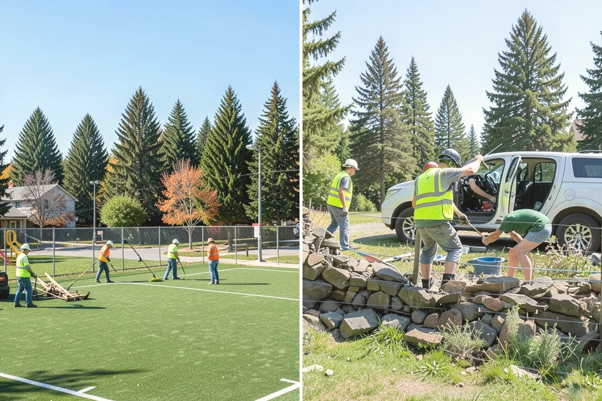 Sports Field Renovation in Oak Harbor, Island County, WA - Assess turf density, grade, and soil compaction with the parks department