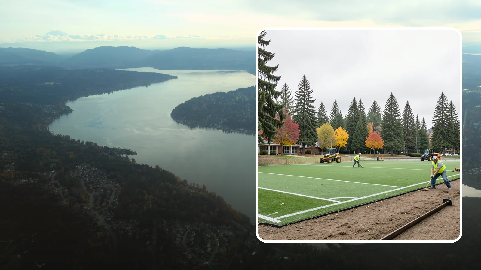 Sports Field Renovation in Sammamish, King County, WA - Full-scope renovation that restores worn municipal ballfields and multi-sport turf to safe, playable condition.