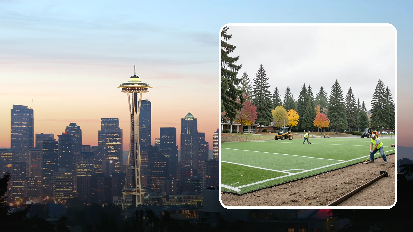 Sports Field Renovation in Seattle, King County, WA - Full-scope renovation that restores worn municipal ballfields and multi-sport turf to safe, playable condition.