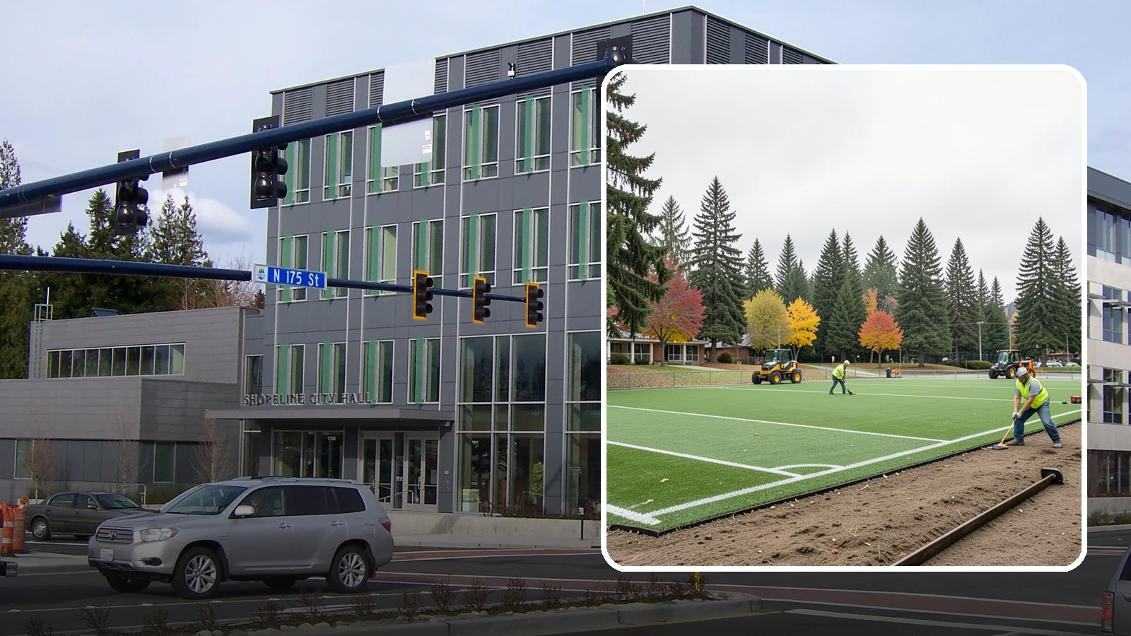 Sports Field Renovation in Shoreline, King County, WA - Full-scope renovation that restores worn municipal ballfields and multi-sport turf to safe, playable condition.