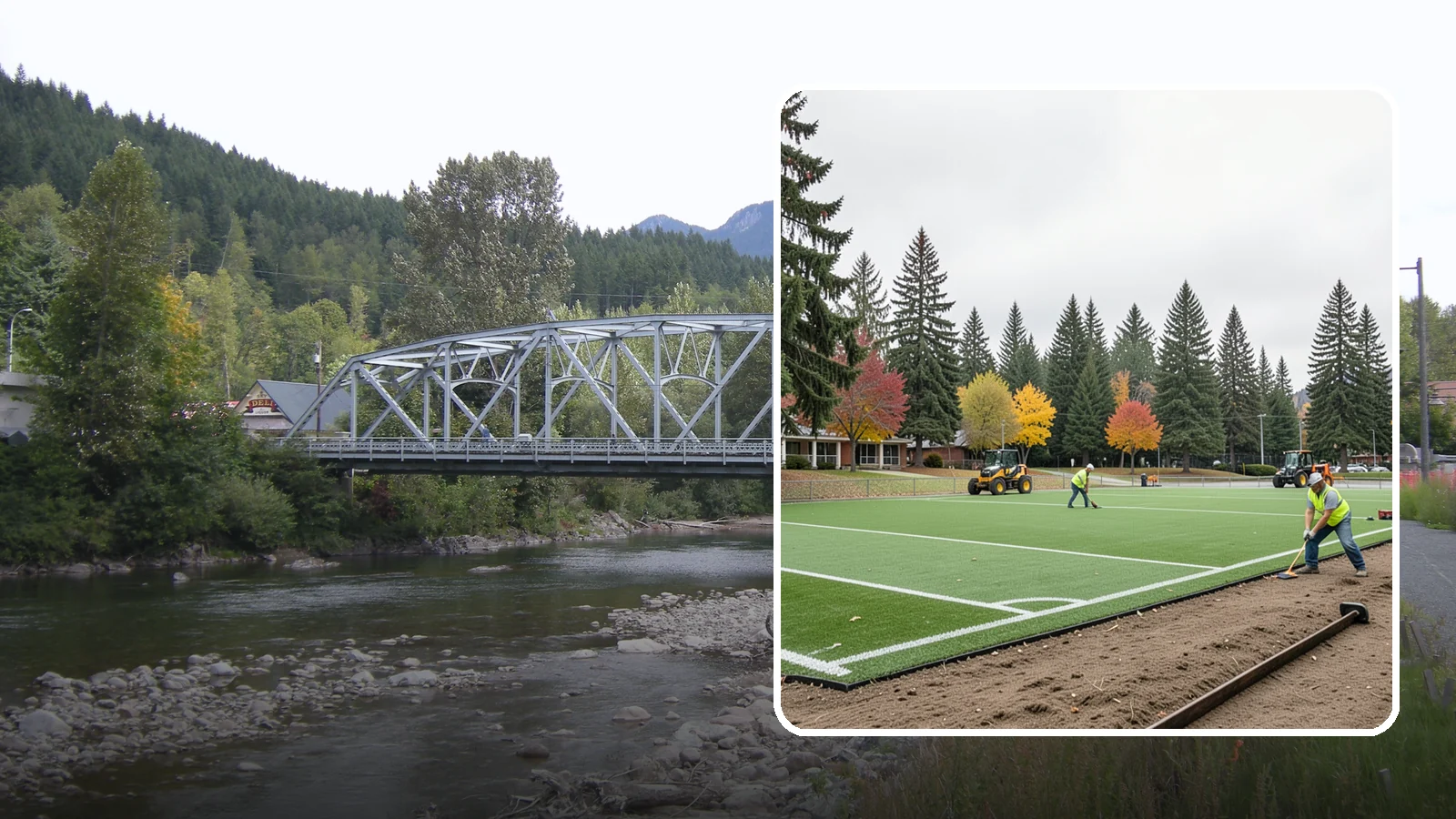 Sports Field Renovation in Skykomish, King County, WA - Full-scope renovation that restores worn municipal ballfields and multi-sport turf to safe, playable condition.
