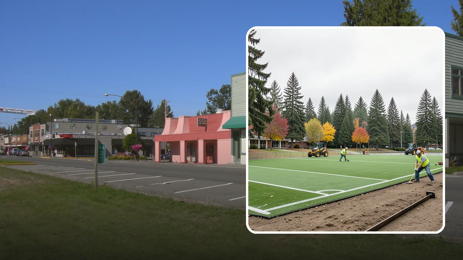 Sports Field Renovation in Snoqualmie, King County, WA - Full-scope renovation that restores worn municipal ballfields and multi-sport turf to safe, playable condition.