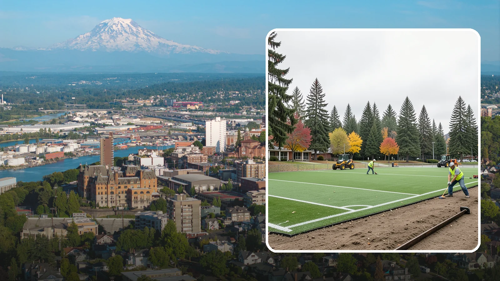 Sports Field Renovation in Tacoma, Pierce County, WA - Full-scope renovation that restores worn municipal ballfields and multi-sport turf to safe, playable condition.