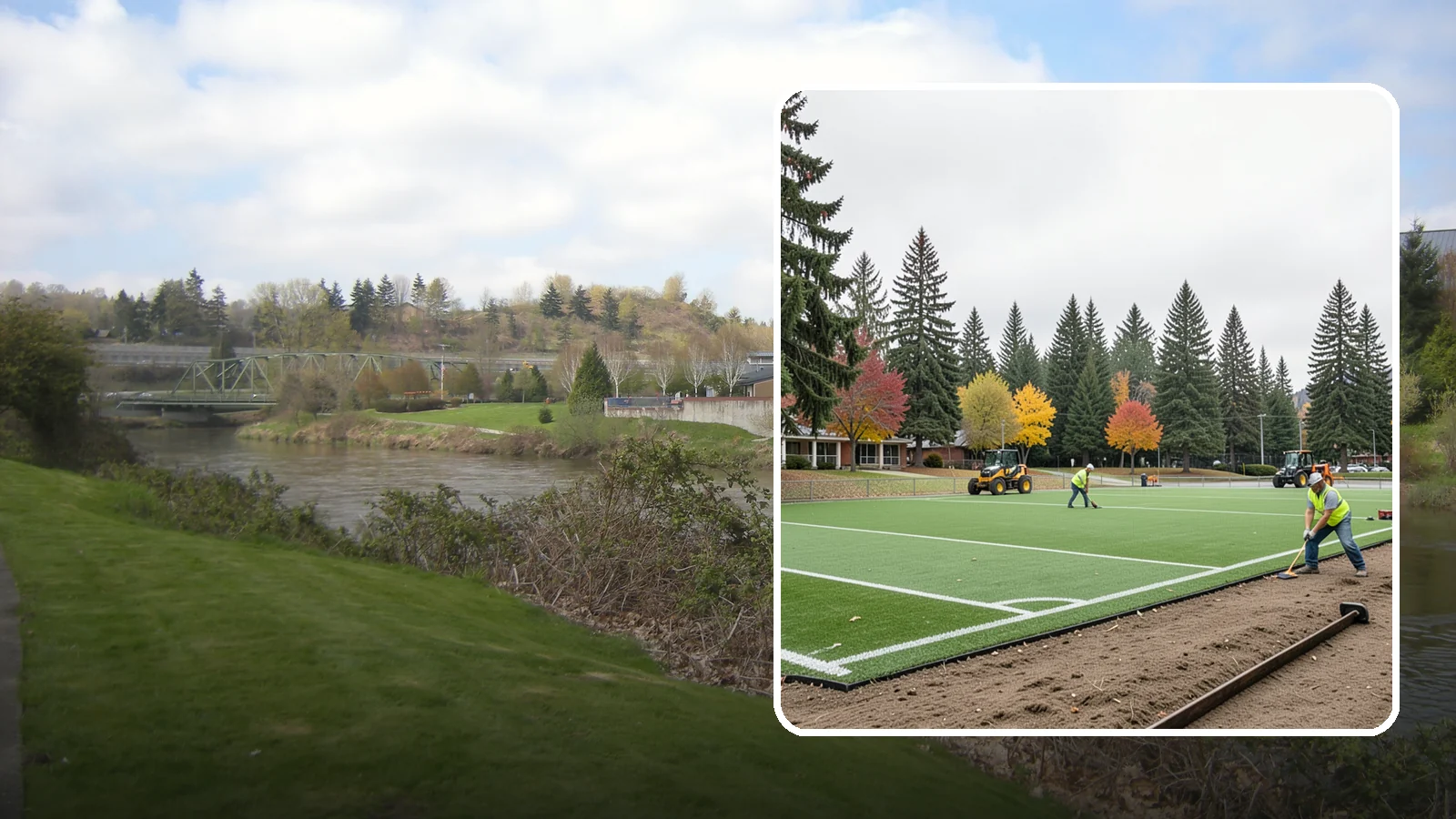 Sports Field Renovation in Tukwila, King County, WA - Full-scope renovation that restores worn municipal ballfields and multi-sport turf to safe, playable condition.