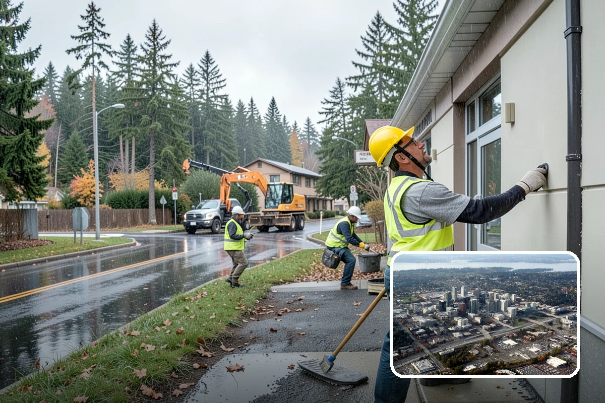 Stair Repairs in Bellevue, King County, WA - Eliminates uneven treads and risers that cause falls