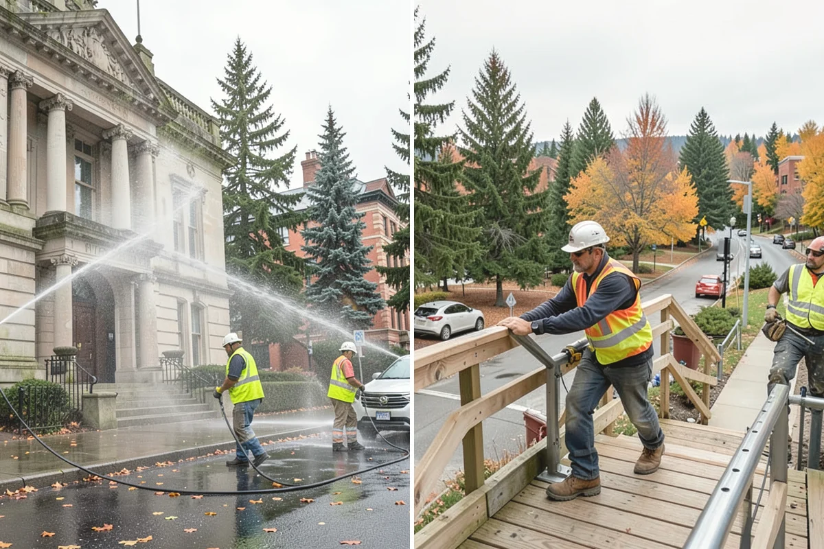 Stair Repairs in Black Diamond, King County, WA - Assess tread, riser, and base conditions for hazards