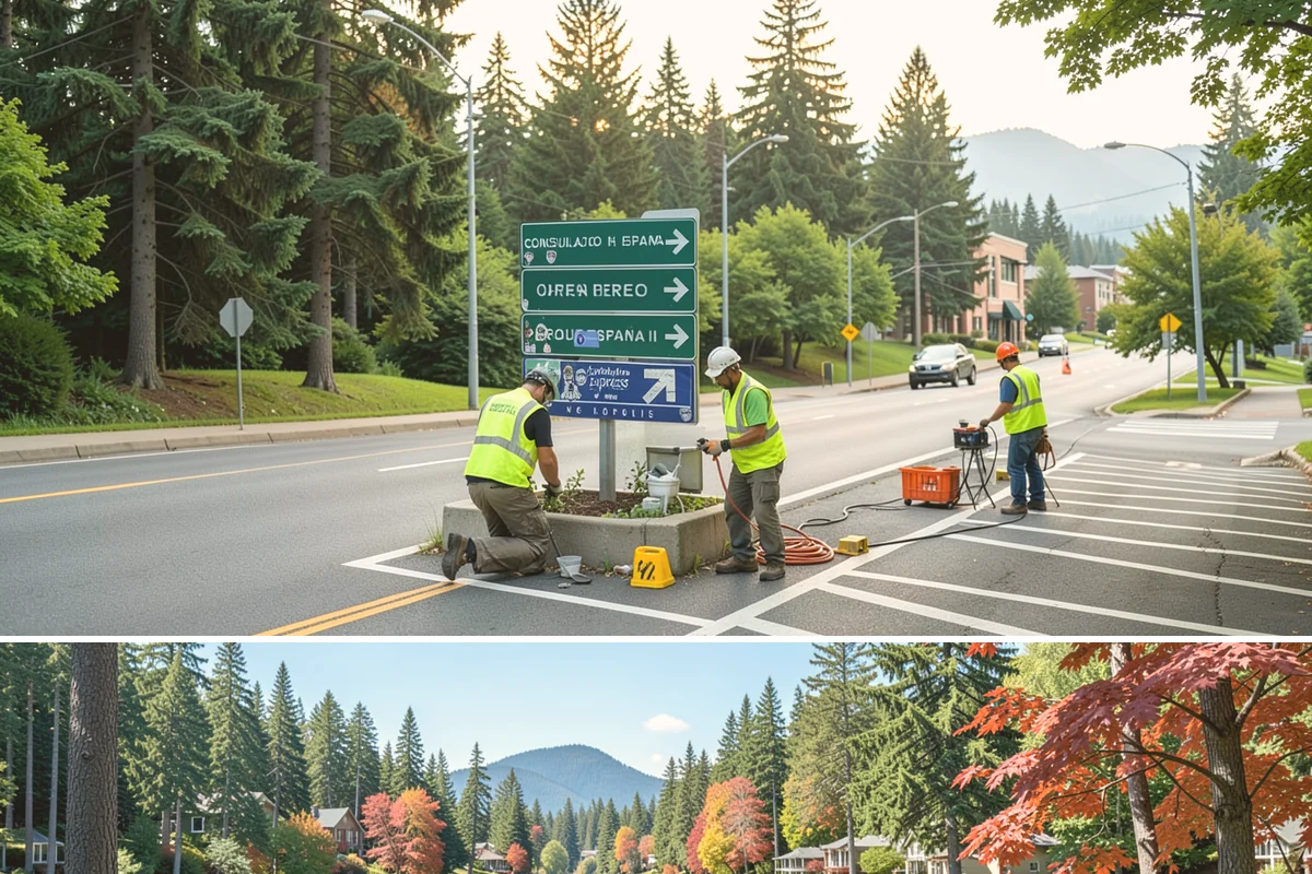 Stair Repairs in Covington, King County, WA - Concrete and mortar stair repairs favor the drier season for proper curing, while timber repairs can proceed in most conditions.