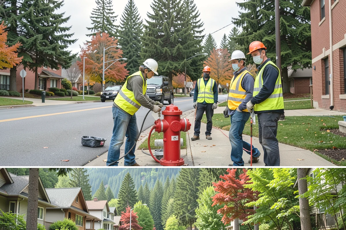 Stair Repairs in Darrington, Snohomish County, WA - Concrete and mortar stair repairs favor the drier season for proper curing, while timber repairs can proceed in most conditions.
