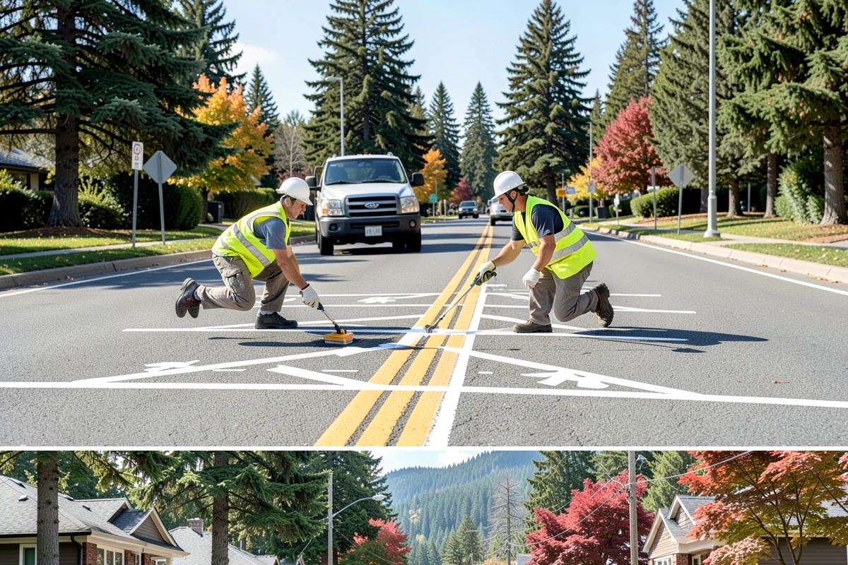 Stair Repairs in Hunts Point, King County, WA - Concrete and mortar stair repairs favor the drier season for proper curing, while timber repairs can proceed in most conditions.