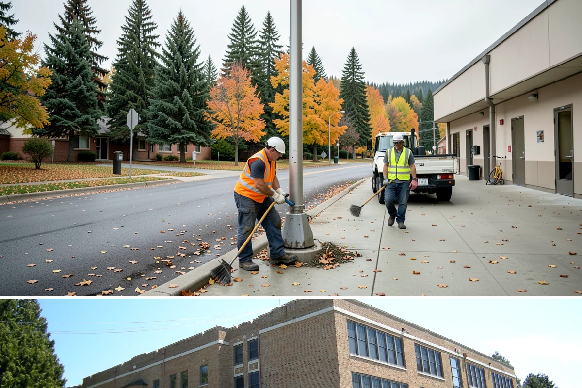 Stair Repairs in Maple Valley, King County, WA - Concrete and mortar stair repairs favor the drier season for proper curing, while timber repairs can proceed in most conditions.