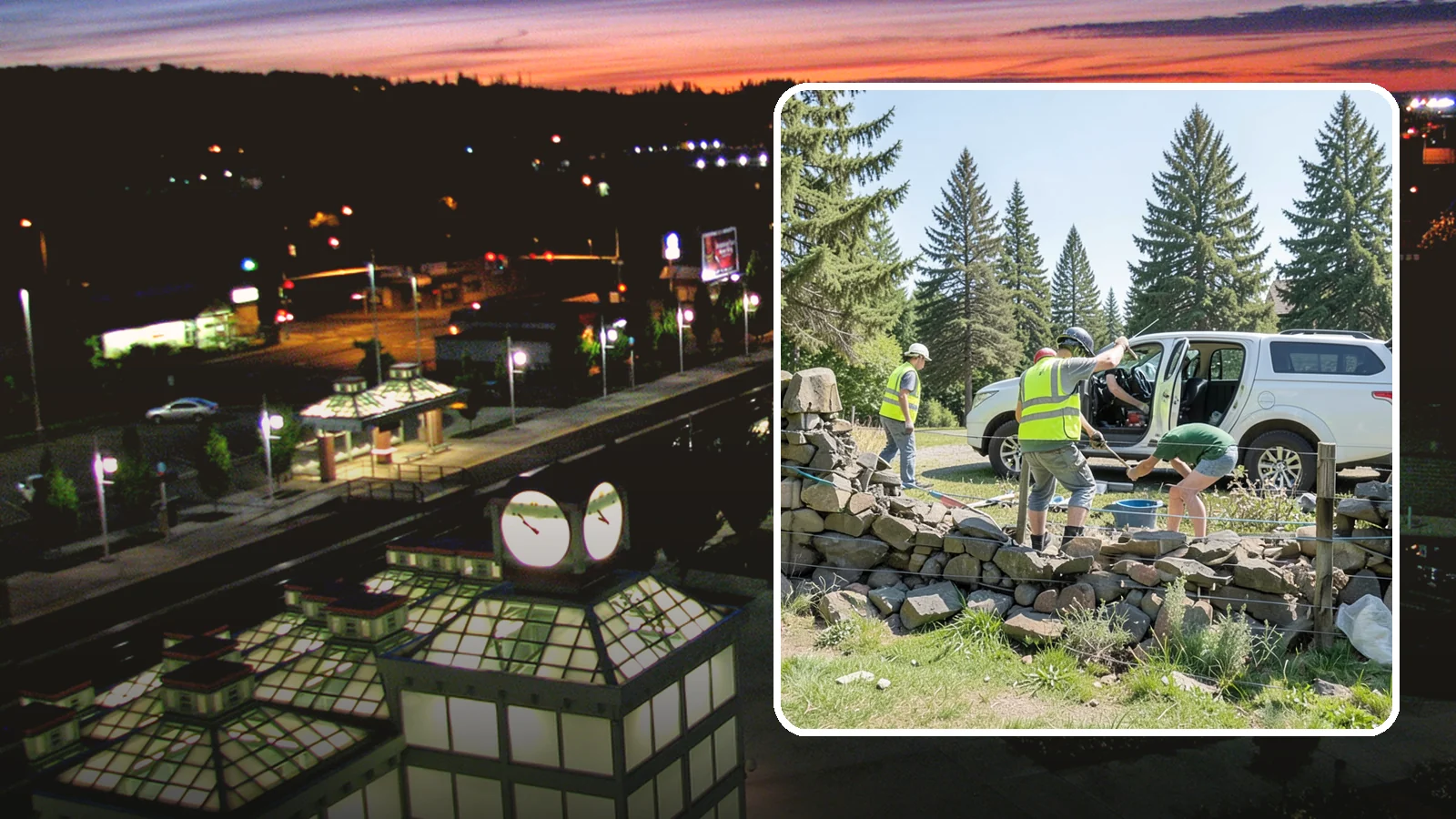 Stone Wall Repairs in Auburn, King County, WA - We repoint and rebuild mortared and dry-stacked stone walls at parks, memorials, and historic sites.