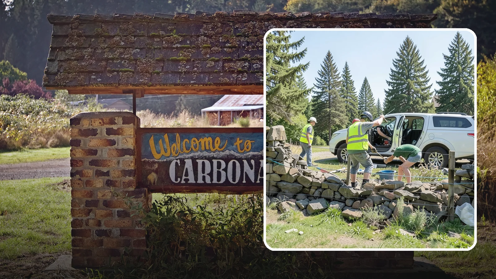 Stone Wall Repairs in Carbonado, Pierce County, WA - We repoint and rebuild mortared and dry-stacked stone walls at parks, memorials, and historic sites.