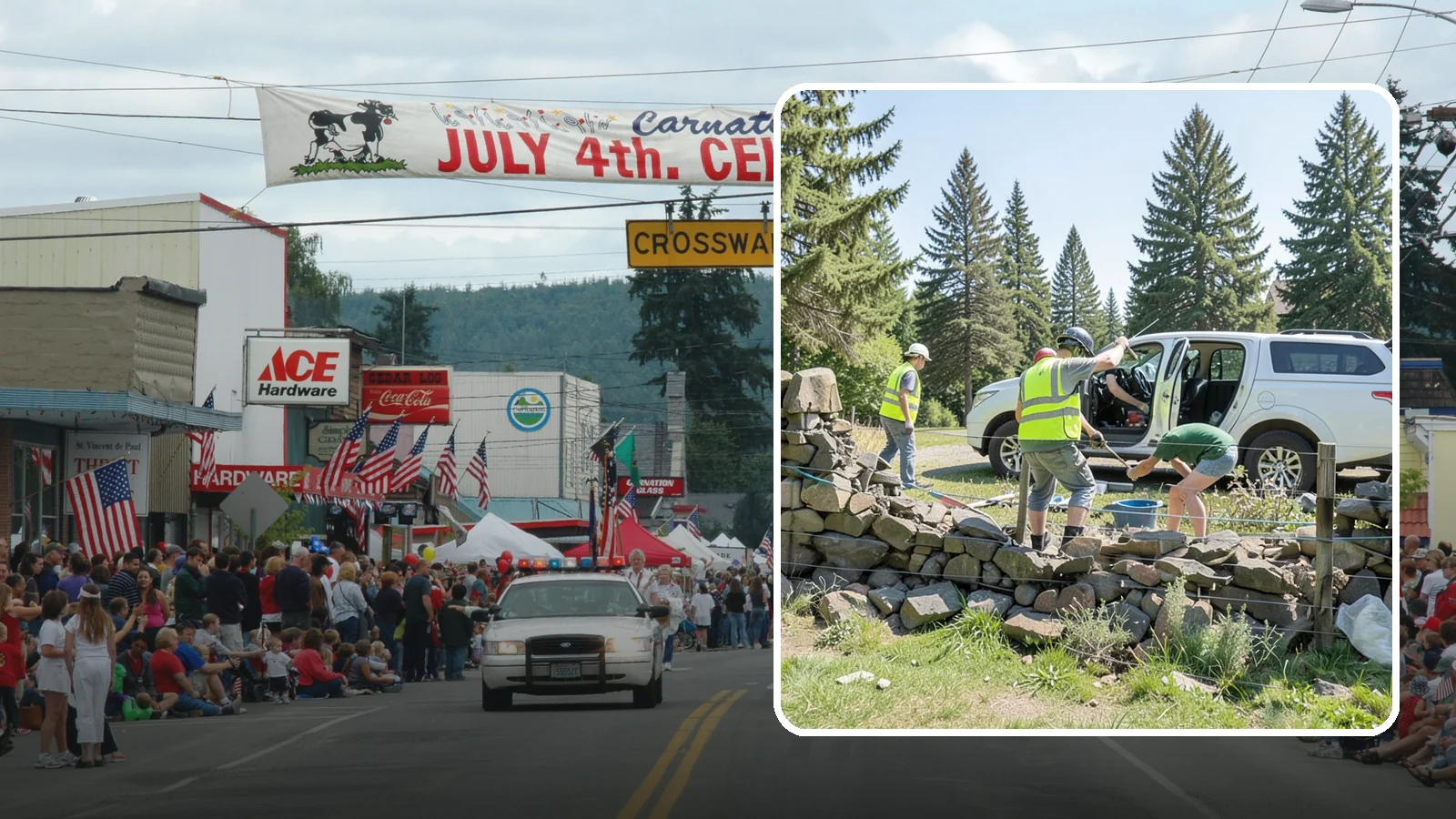 Stone Wall Repairs in Carnation, King County, WA - We repoint and rebuild mortared and dry-stacked stone walls at parks, memorials, and historic sites.
